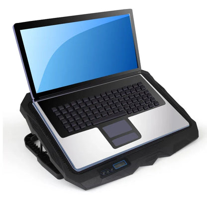 Coolbell CB-18 Cooling Pad with Display for 14-17 Inch Laptops and Gaming Notebooks