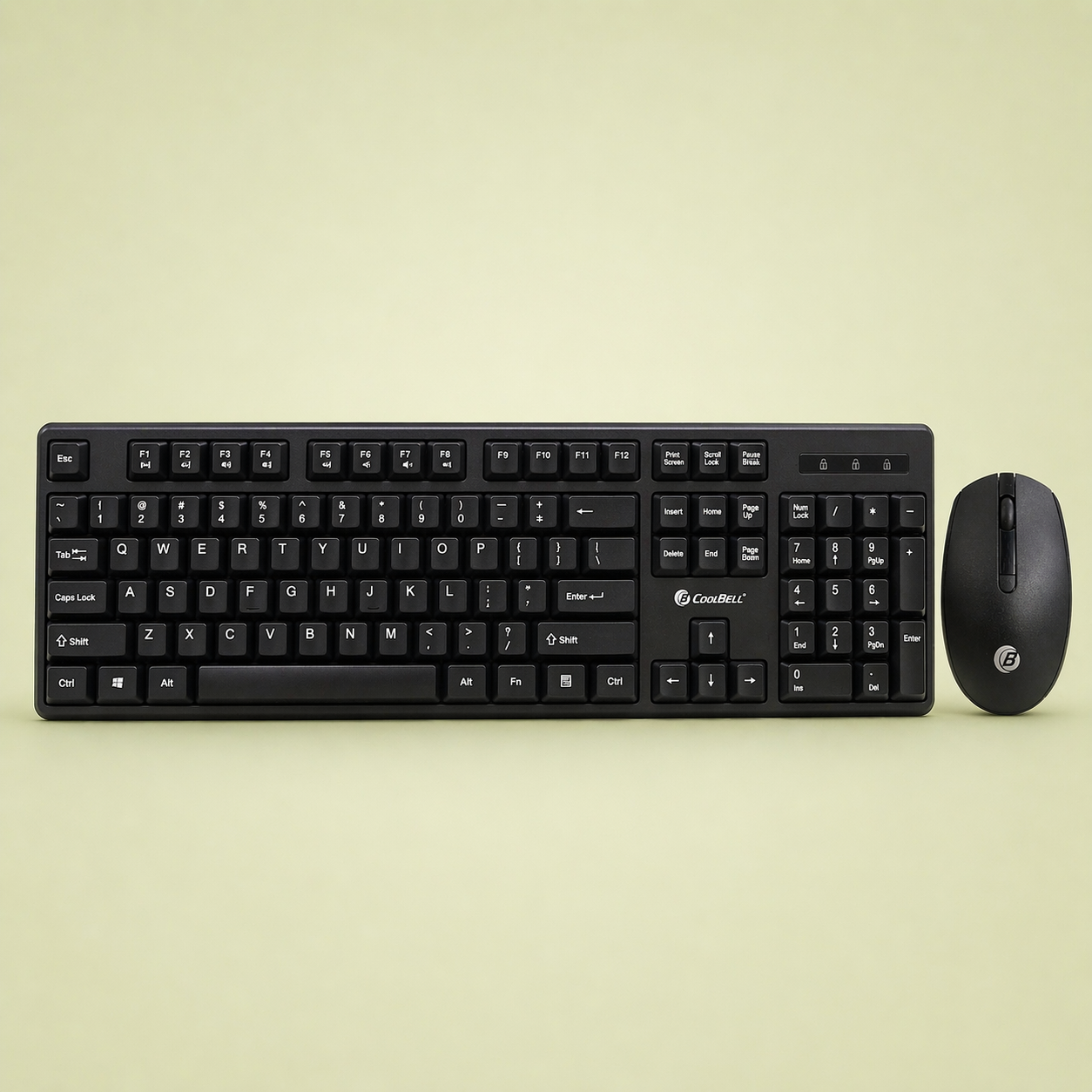 CoolBell Duo Wireless Keyboard & Mouse Combo – Smooth & Reliable – 1 Year Warranty | Certified by Technology Zone