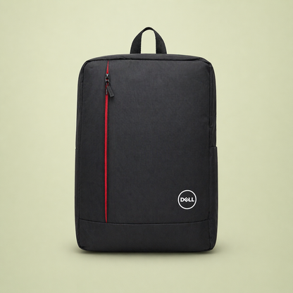 Dell Style Red Zipper Laptop Backpack – Stylish &amp; Durable – Premium Look | Checked by Technology Zone