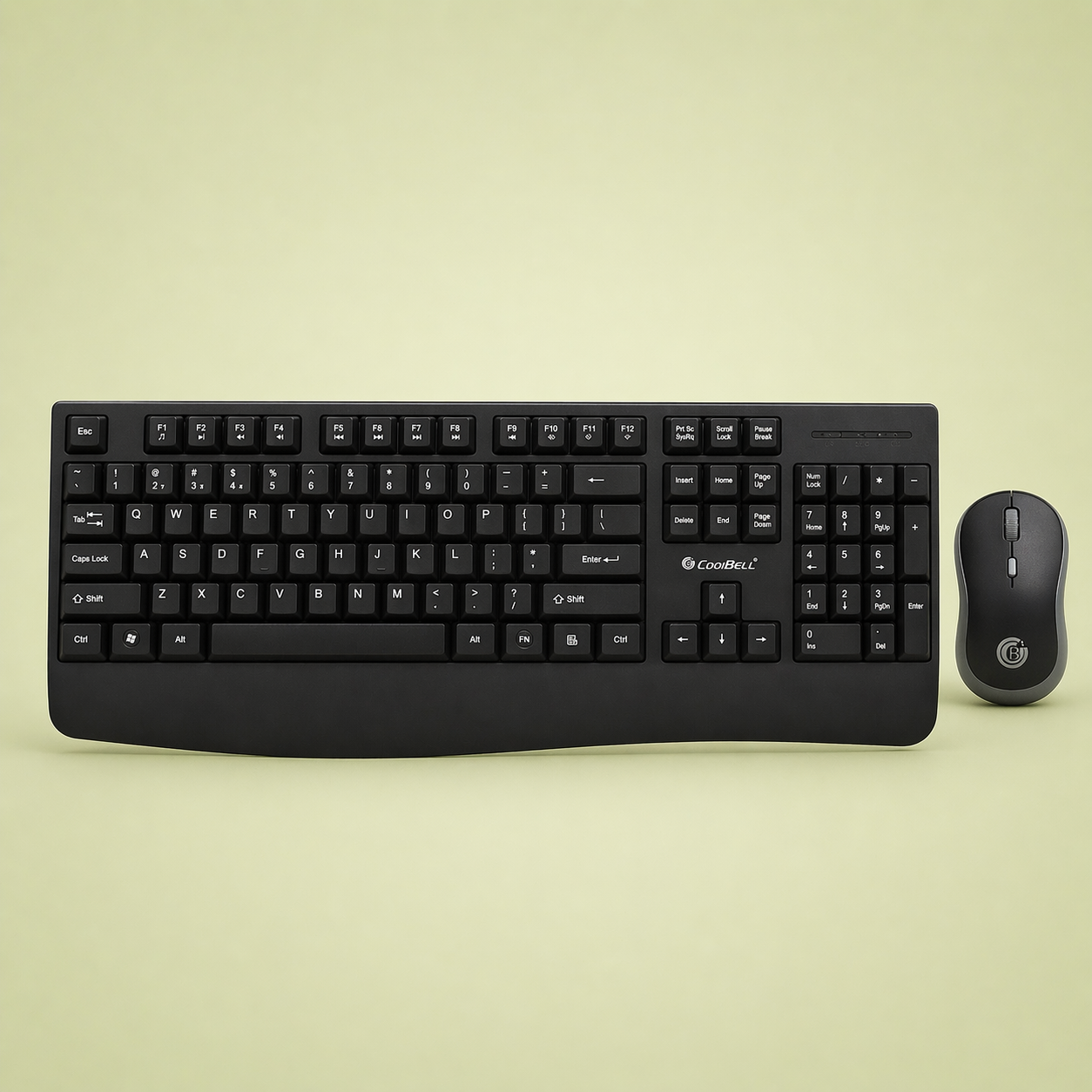 CoolBell Silent Elite MK-270 Wireless Keyboard &amp; Mouse Combo – Quiet Typing – 1 Year Warranty | Certified by Technology Zone