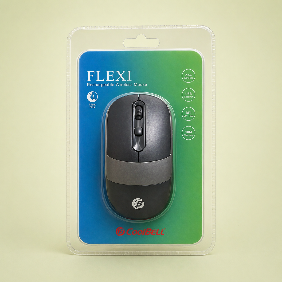 CoolBell Flexi Wireless Mouse – Smooth Control &amp; Comfort – 1 Year Warranty | Certified by Technology Zone