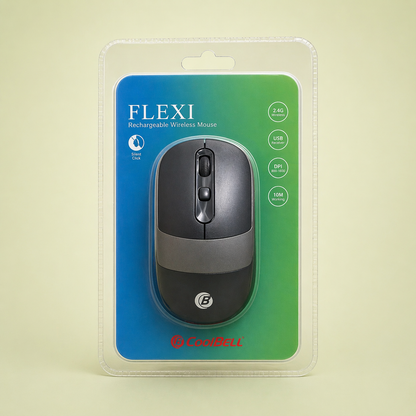 CoolBell Flexi Wireless Mouse – Smooth Control &amp; Comfort – 1 Year Warranty | Certified by Technology Zone