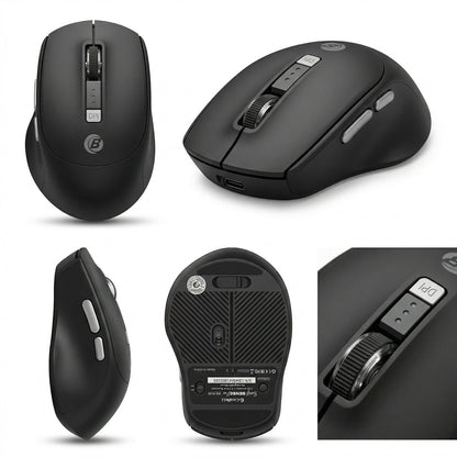 CoolBell Swift Sense Pro Wireless Mouse – Dual Mode (Bluetooth + USB) – Rechargeable – 1 Year Warranty | Certified by Technology Zone