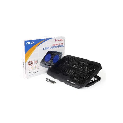 CoolBell CB-2X  Laptop Cooling Pad – Dual Fan Adjustable Stand for Gaming Notebooks